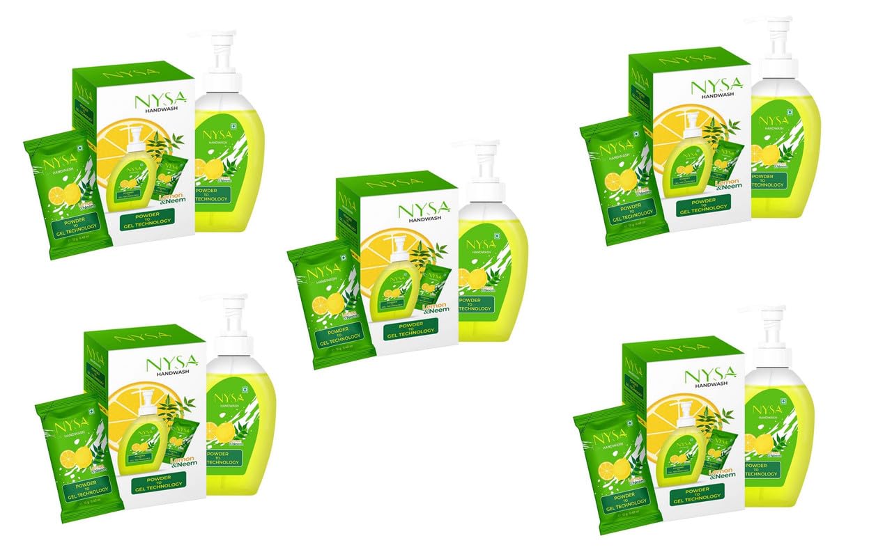 Shubham Traders Powder to Handwash Bottle and Refill(12 g) Pack Of 5-image-9