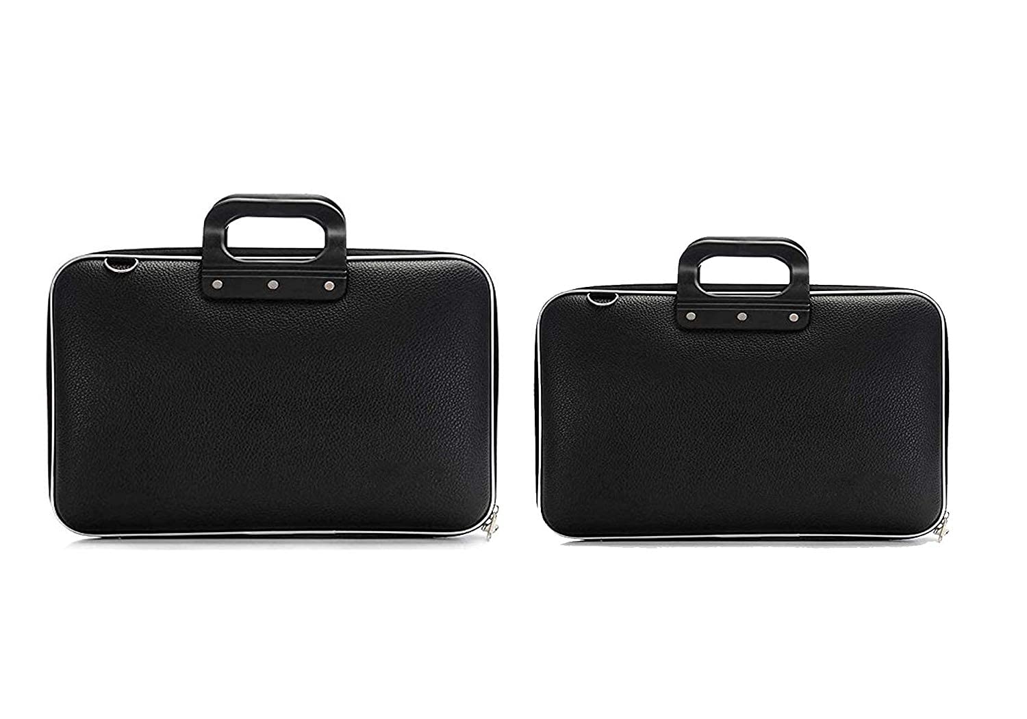 Eco Shopee Black Laptop Bag/Tablet Bag/I Pad Bag with Strap for 14" Laptop (L 40/30) Pack of 2