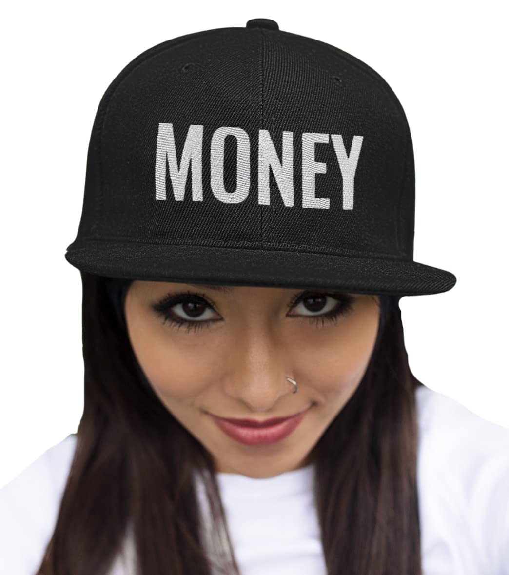 Morefaz Unisex Money Casual Cotton Baseball Cap Hat Hats Caps Adjustable Snapback La Mfaz Ltd (Money)