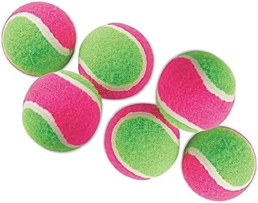YMCtoys Replacement Sticky Balls for Toss and Catch Sport Game, Hook and Loop, Refill Pack of 6