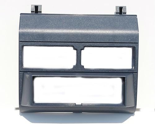 Miniatura 2 de Kit completo de tablero DIN individual azul + kit de bolsillo + arnés de cable + adaptador de antena compatible con GMC Chevrolet Select 1988-1996