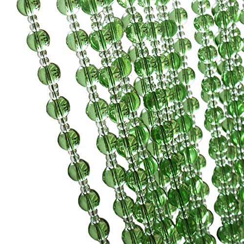 Cordes de rideau de perles bleu pour masquer un vis-à-vis intérieur