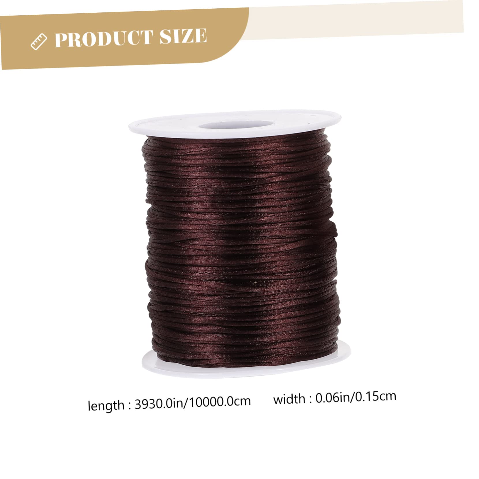 Artibetter 2Rolls Crocheting Thread for DIY Projects Thick Knitting Yarn for Coasters and Cushions Each Comfortable Chinlon Material Easy to Use for Handmade Crafts