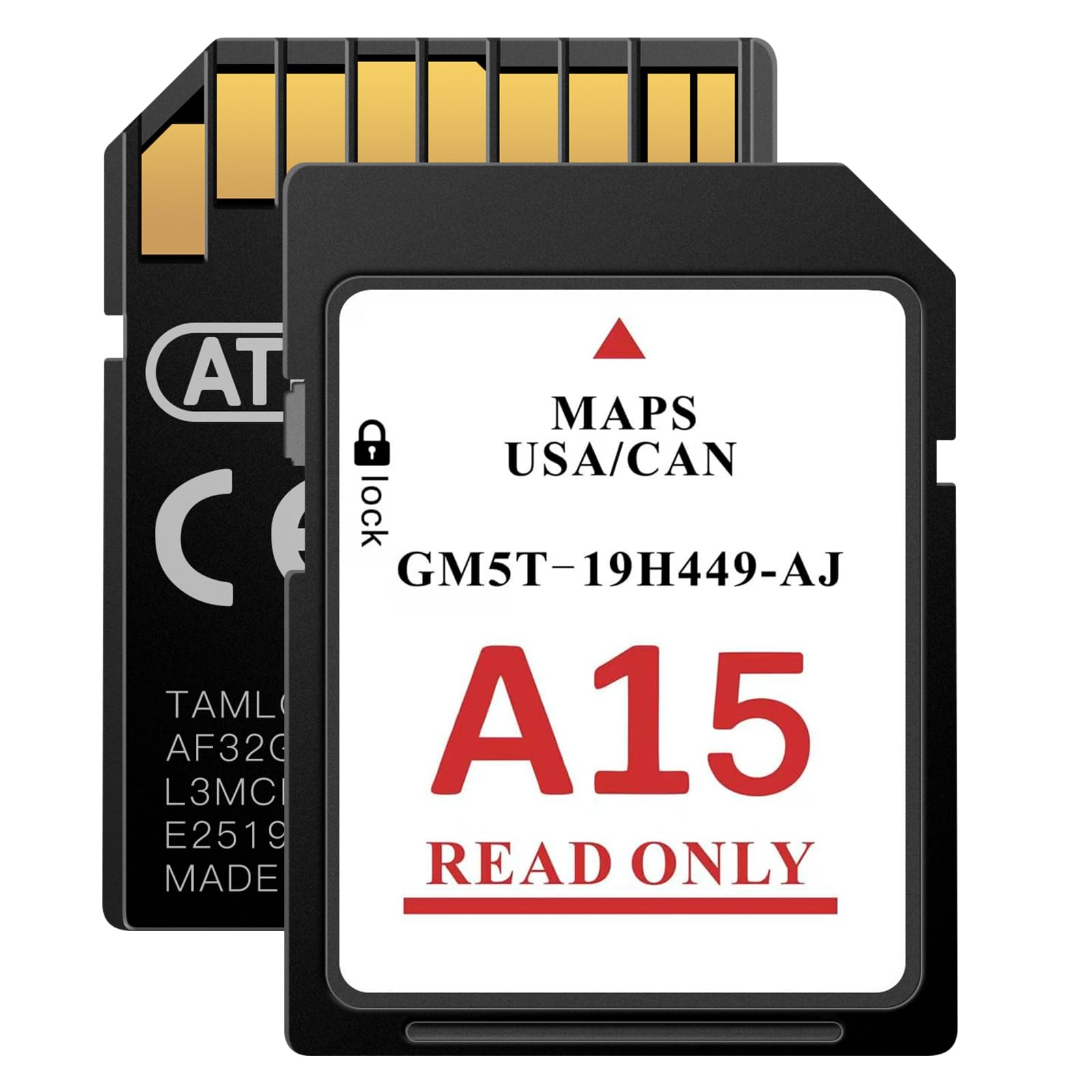2025 A15 Navigation SD Card Map Compatible with Ford & Lincoln Vehicles – Fit for F-150, Escape, Explorer, Fusion, Edge, Mustang, MKZ, Navigator, Covers USA & Canada (GM5T 19H449 AJ)
