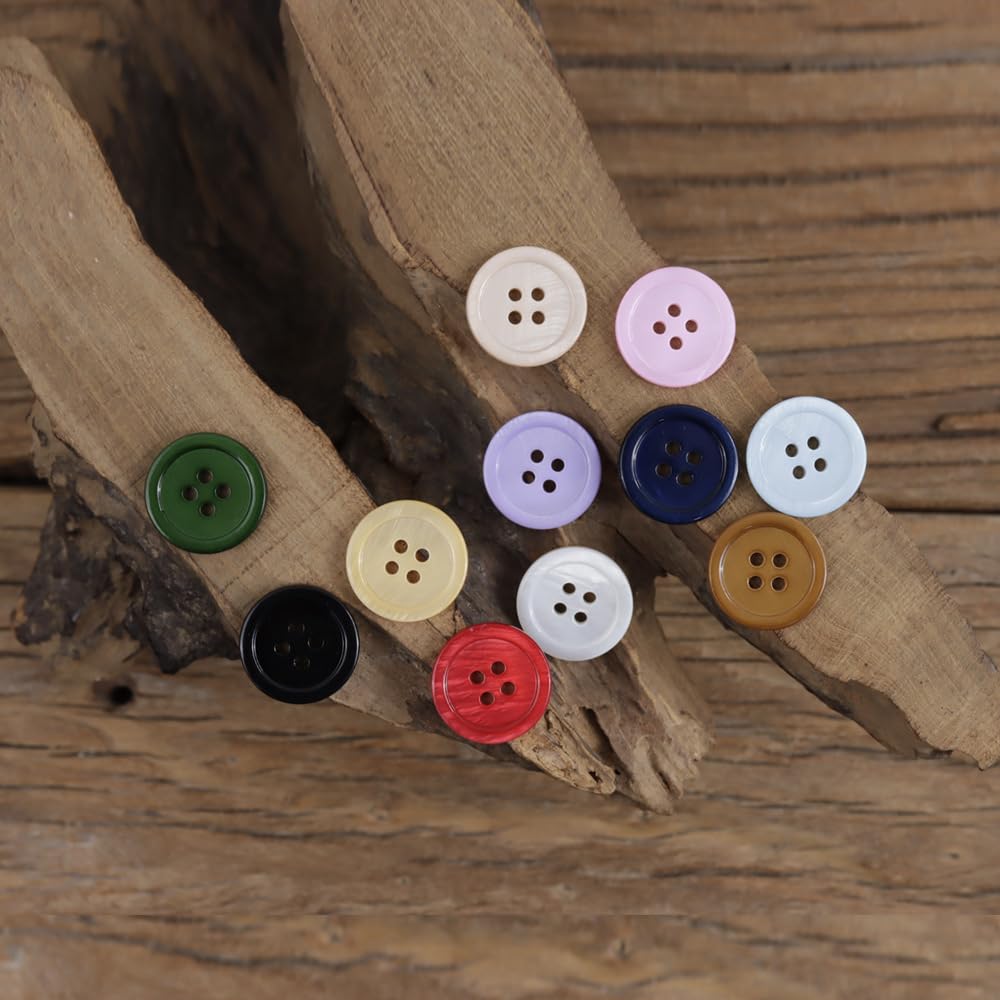 100 naturalnych guzików z muszli, 10-20 mm, 4 otwory, okrągłe i kolorowe, do koszul dziecięcych, swetrów, kamizelek, kostiumów, rzemiosła, akcesoriów do szycia