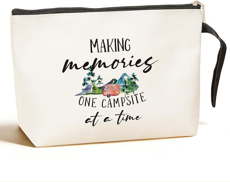 Necessaire Jztco para maquiagem e itens pessoais, estampa para mãe de menino, 20,07 cm x 19,56 cm