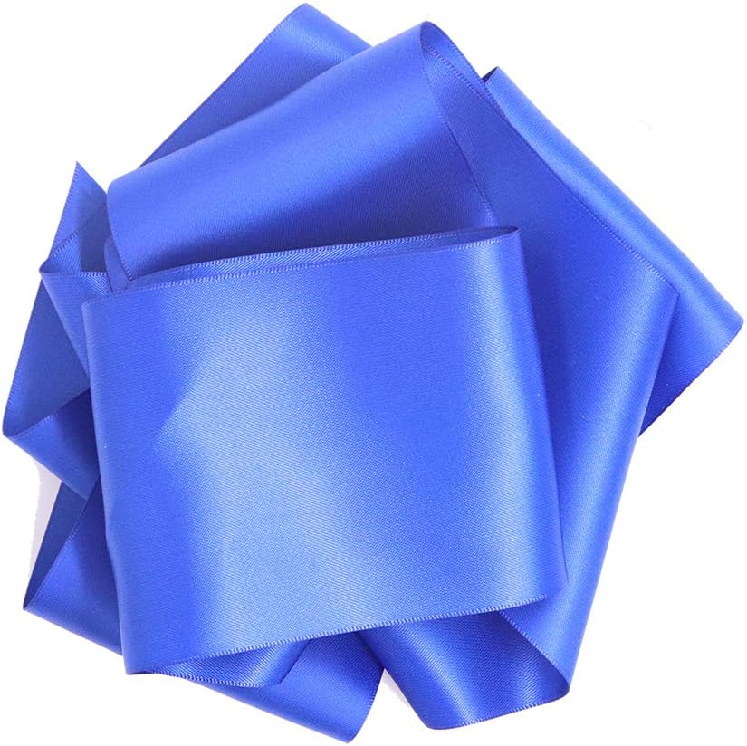 Blank Satin Sash, Plain Sash, Party Decorations, Make Your Own Sash (Royal Blue)