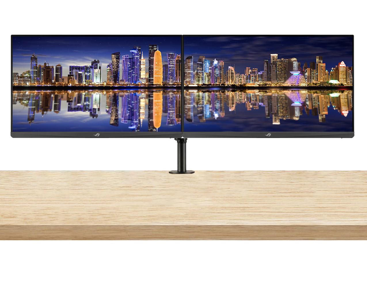 ASUS ROG Strix XG249CM 24-inch 1920 x 1080 FHD 270 Hz 1 ms Gaming Monitor, 2-Pack Bundle, Extreme Low Motion Blur, Eye Care, FreeSync Premium, HDR, USB-C, DisplayPort, Desk Mount Dual Monitor Stand