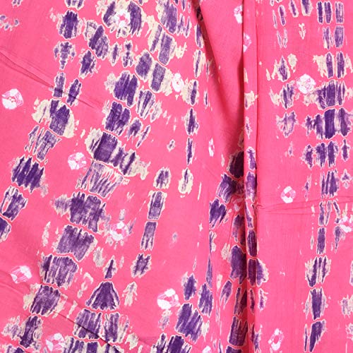 Image of Women's Pure Cotton Multi-Colored Traditional Authentic Tie Dye with Bandhej Bandhani Dupatta Chunni