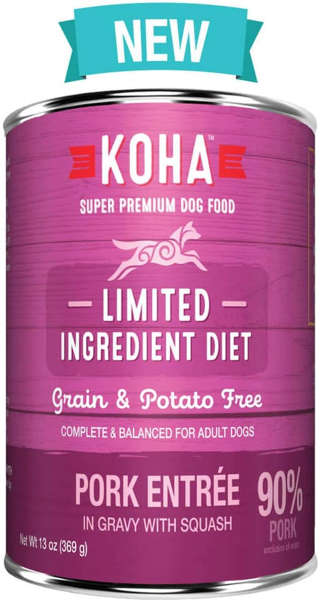 Koha, Dog Limited Ingredient 90 Pork, 13 Ounce Pet Supplies