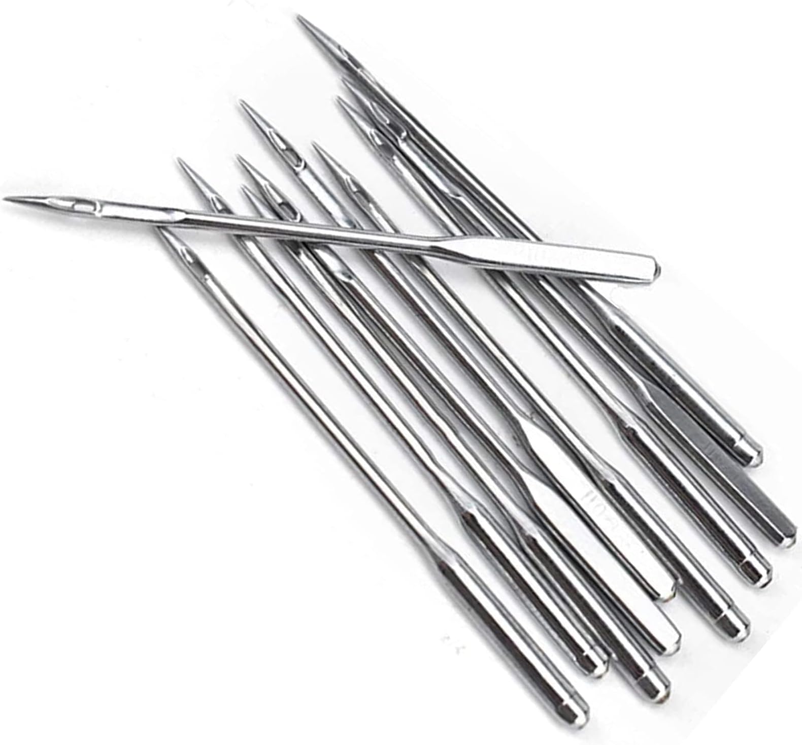 KASTWAVE 10Pcs Sewing Machine Needles Heavy Duty for Thick Fabric Universal Regular for Singer for Brother for Janome for Serger Sewing Machine (DB 75/11)