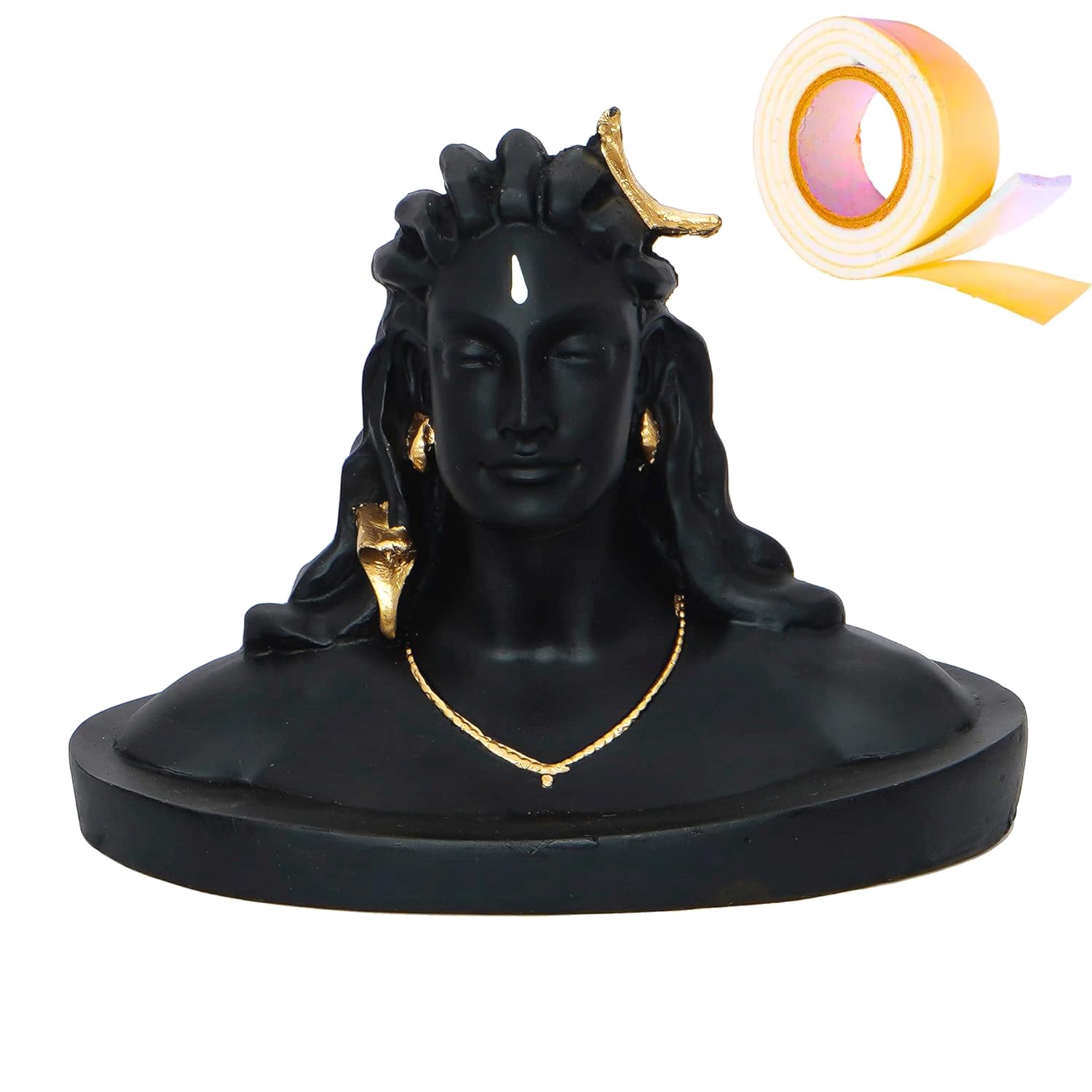 Amazon.com: zig zag Adiyogi Lord Shiva Statue Perfect for Car