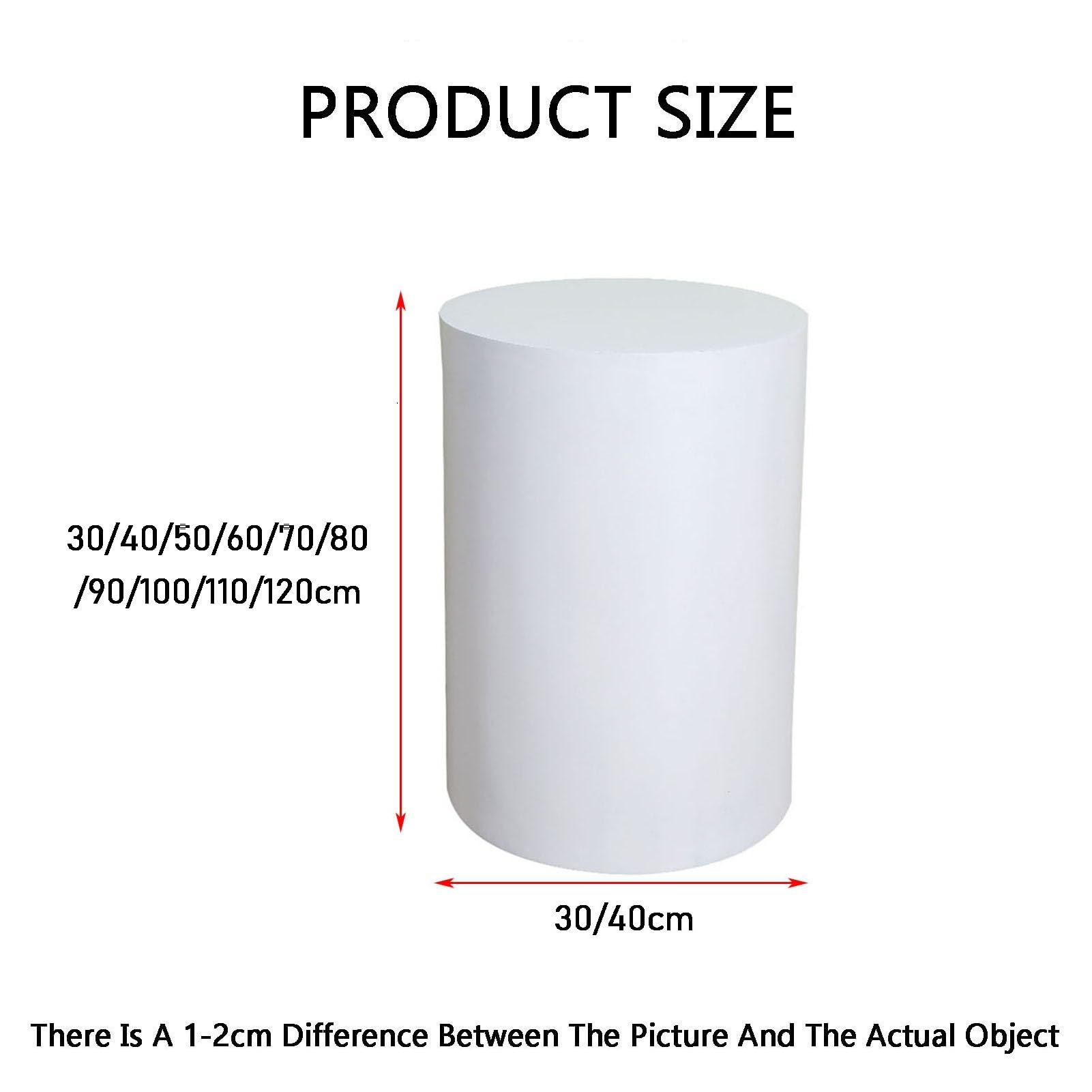 Stojak ekspozycyjny na okrągłym cylindrze(30x60cm)