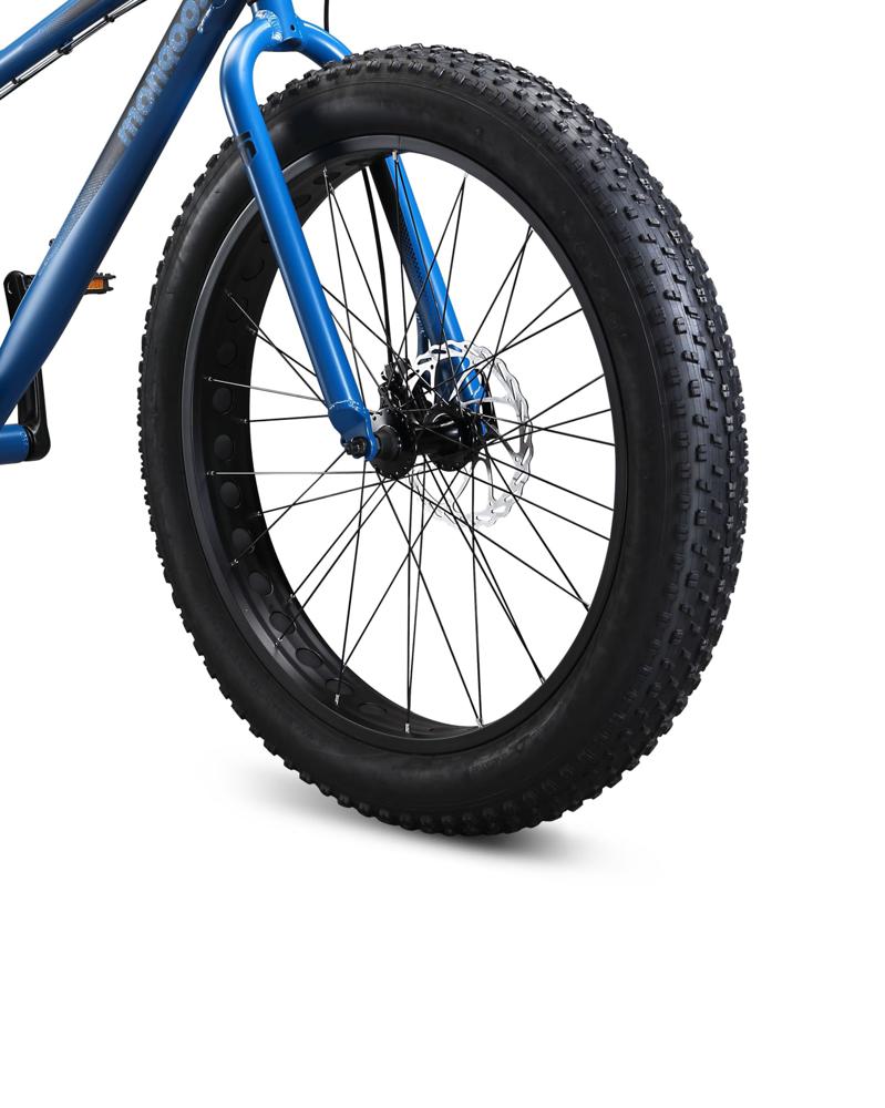 Amazon.com : Mongoose Juneau Men and Womens Fat Tire Mountain Bike,  26x4-Inch Big Fat Wheels, 16-Speed Trigger Shifters, Adult Aluminum  Mountain Frame, Blue : Sports & Outdoors