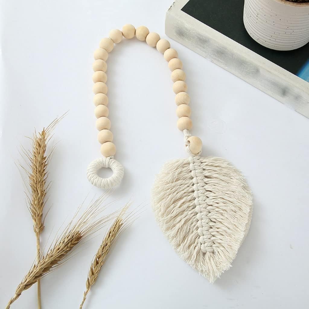 FMURY Curtain Tiebacks Handmade Macrame Cotton Tassels Hanging Ball Home Living Room Balcony Bedroom Weddings Decoration