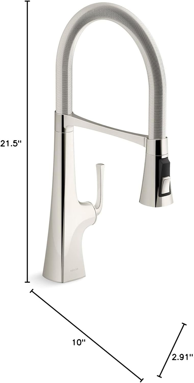 KOHLER GRAZE® MEDIUM SEMI-PRO KITCHEN FAUCET