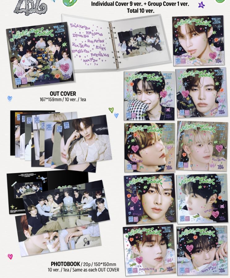 ZEROBASEONE Never Say Never CD album complet photobook kpop digipack random