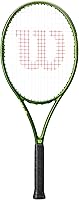 Wilson Blade Feel 103 Tennis Racket - Arm-Friendly Control, Stability & Feel | Green Grip 4 1/8"