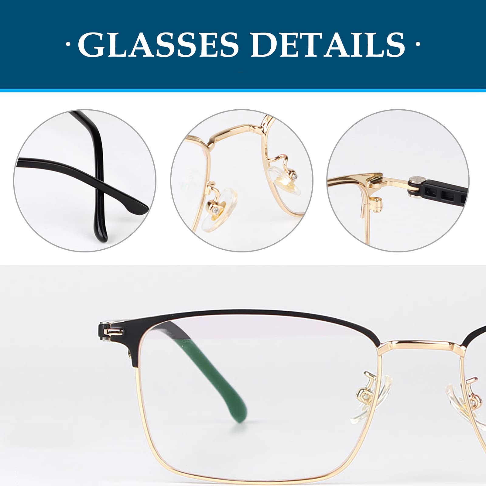 Un Pack de 2 Gafas de Lectura para Hombres/Mujeres, Gafas Anti Luz Azul, Gafas de Lectura Graduadas Ultra Delgadas, Gafas Ligeras con Bisagra de Resorte, para Leer, Practicas,Comodas (+250)