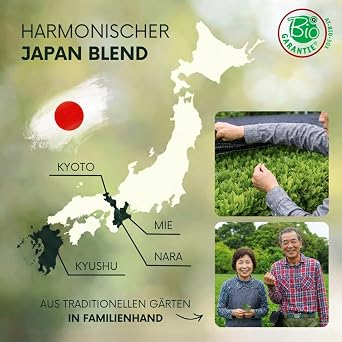 myMatcha Organic Ceremonial Grade Matcha Powder from Japan - 100g (AT-BIO-301) First harvest traditional stone ground - pure green tea with 100% organic quality - Daily Edition