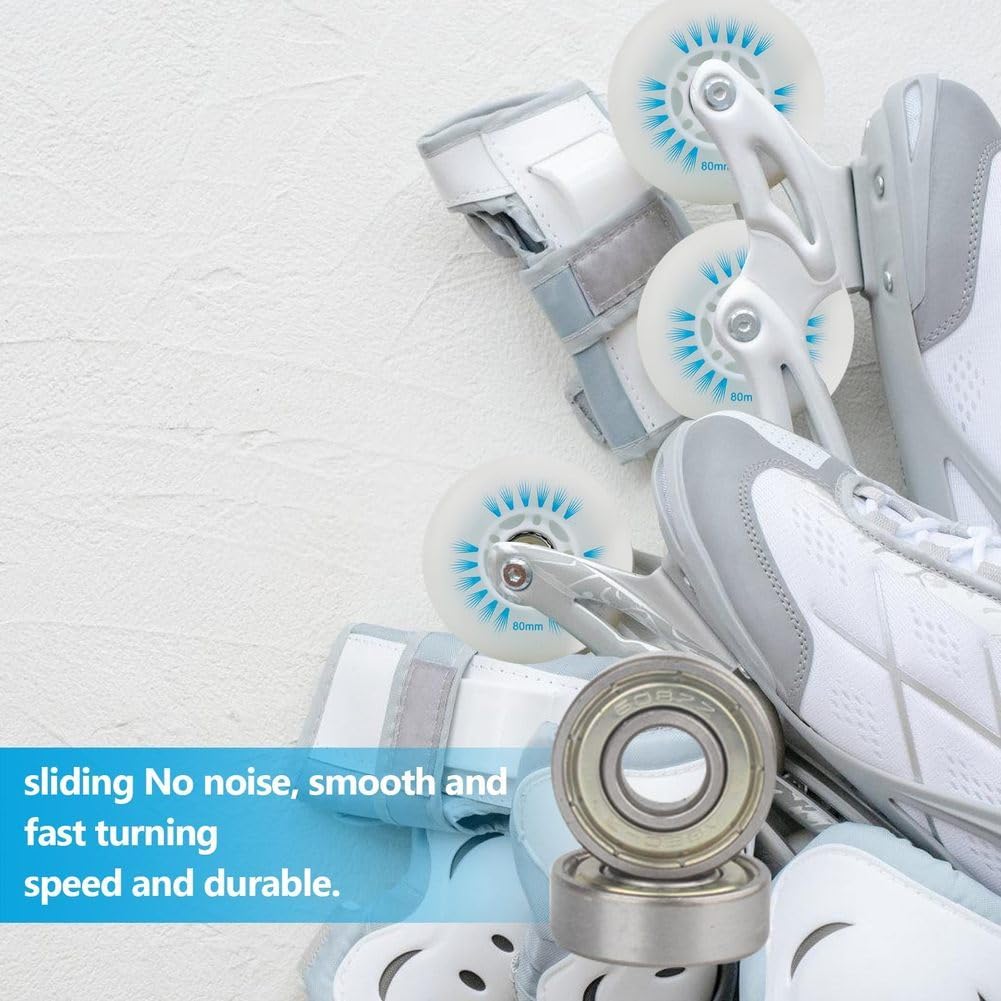 Inline Skate Wheels, Replacement Inline Skate Wheels Skateboards Scooter Skate Skating Wheels Luggage Wheels, Support Wheels for Scooters