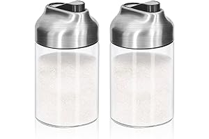 Aelga Sugar Container Dispenser with Spout for Tea,Coffee, and Baking