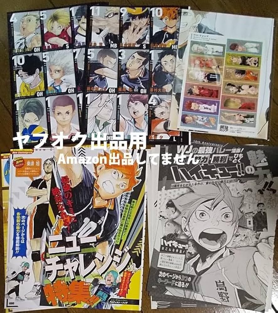 連載4周年突破記念ポストカードブック ハイキュー!! 週刊少年ジャンプ 懸賞品 連載4周年突破記念ポストカードブック ハイキュー!! 週刊少年