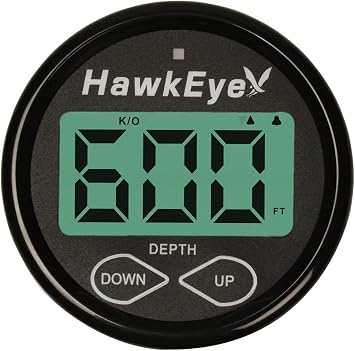 DepthTrax 2B Boat Mount in Dash Digital Depth Finder