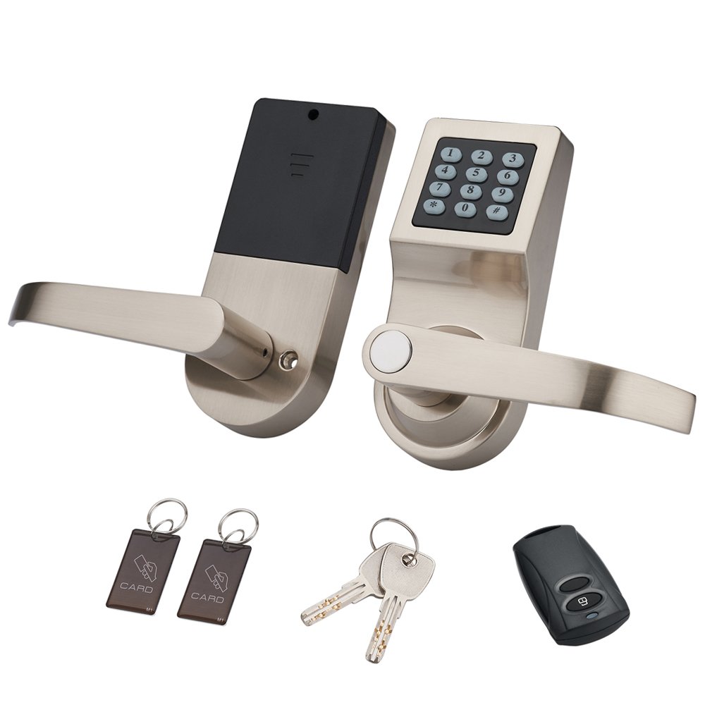Buy HENYIN Digital Door Lock,Unlock with M1 Card, Code and Key,Handle