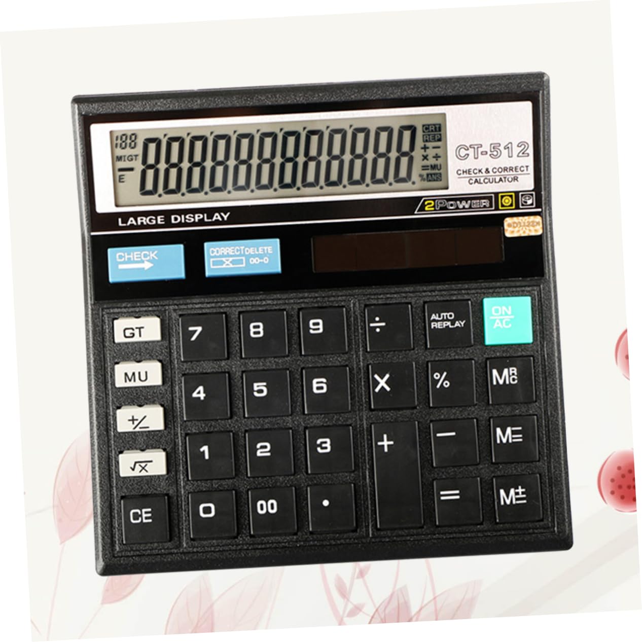 DOITOOL 3piezas Calculadora Financiera De Escritorio Calculadora De Contabilidad Práctica para Oficina y Escuela y Ligera Diseño Sencillo y Funcional Modelo CT