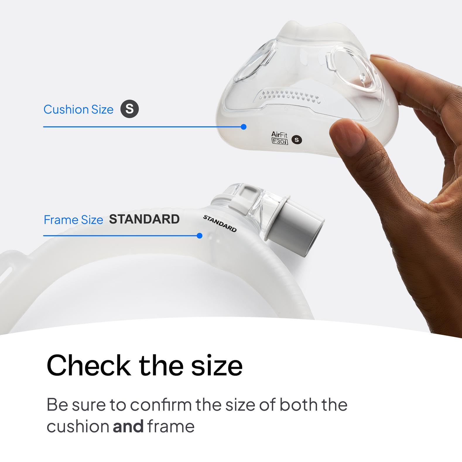 Snapklik.com : AirFit F30i Standard Frame System - For Full-Face CPAP ...
