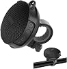 ELEOPTION Speaker Bluetooth Speaker, Portable Bicycle IP65 Waterproof USB Charging Wireless Speaker Outdoor Bluetooth 5.0 10 Hours Playtime Hiking Camping Loud Bicycle Speaker Black