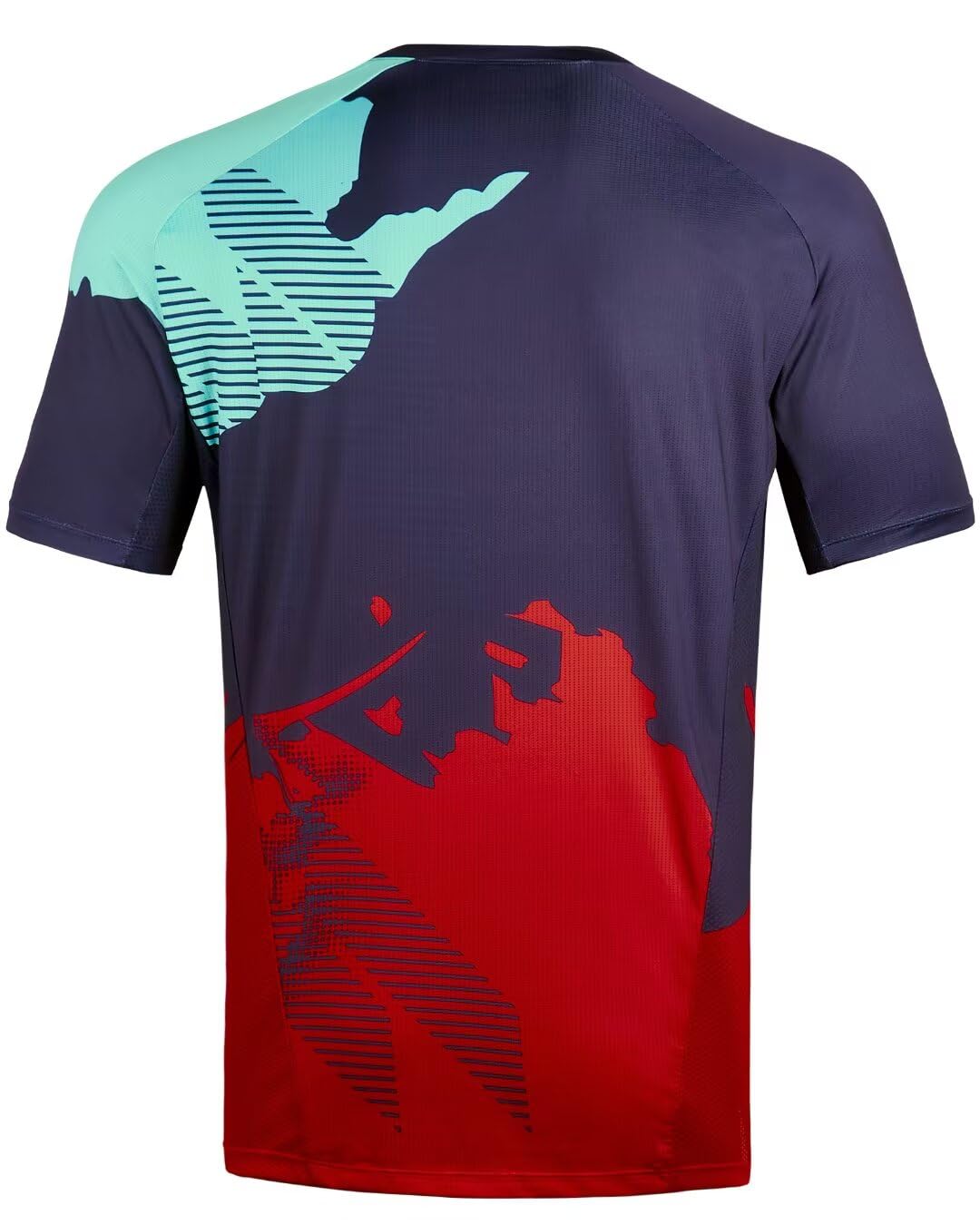 ROTTO Maillot MTB Hombre Camiseta de Ciclismo Manga Corta para MTB BMX Downhill Secado Rápido Que Absorbe la Humedad