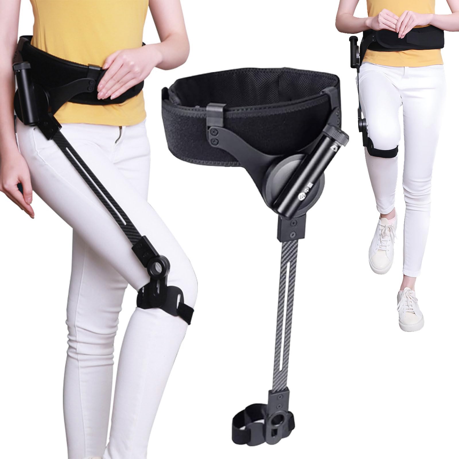 ERSINIAN Wearable Bionic Leg Exoskeleton, Adjustable Strength Walking Aid for Mobility Support, Assistive Equipment for Adults and Elderly, Daily Travel and Use