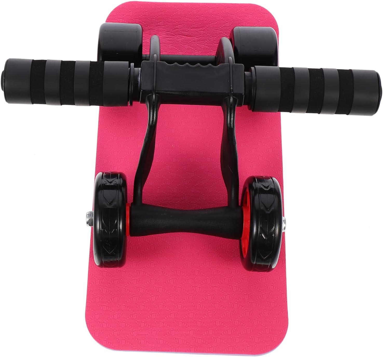 1set Four-wheel Abdominal Roller for Core Strength Training Non- Ab Exercise Equipment for Home and Gym Workouts Suitable for Beginners and Advanced Users