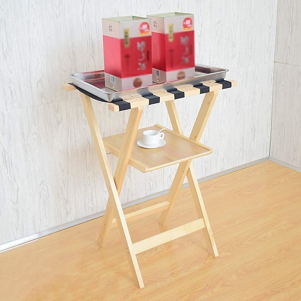Folding Wooden Luggage Rack Easy to Use Convenient Storage Suitable for Guest Rooms Bedrooms Hotel Lounges.,