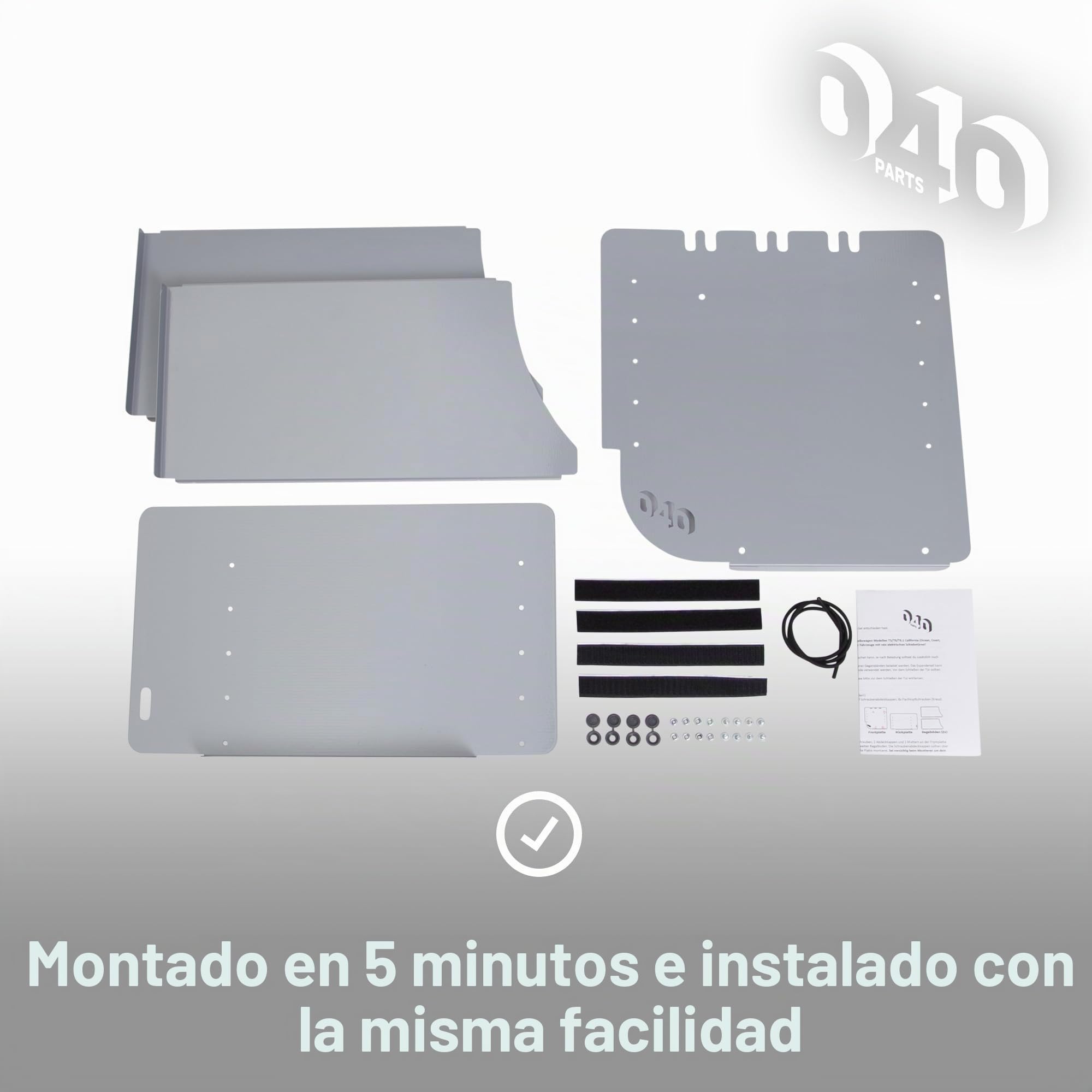 Zapatero gris para el lado del copiloto, accesorio adecuado para VW T5 T6 T6.1 California, organizador de zapatos