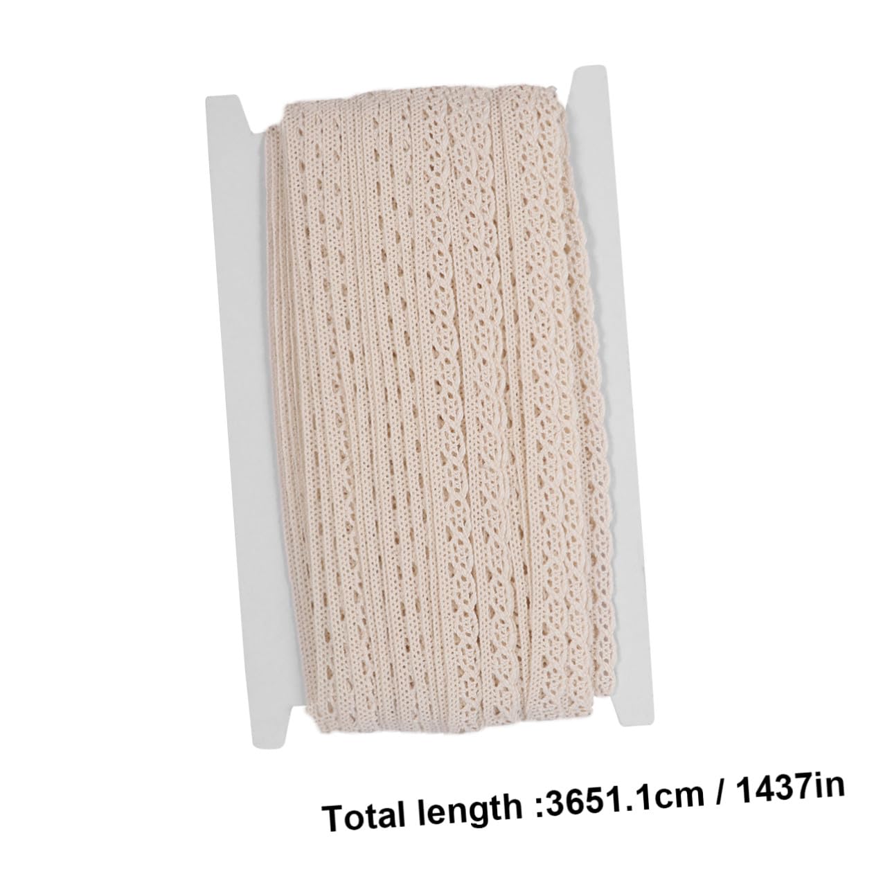 Tofficu 3rollos Cinta De Encaje De Algodón Material Para Manualidades Costura Decoración De Cortinas y Mesas Yardas Para y Eventos Especiales