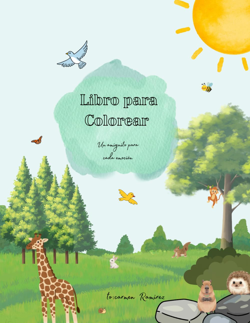Libro de colorear: Un amiguito para cada emoción