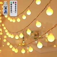 Vista 14 de Cadena de luces LED con forma de esfera.