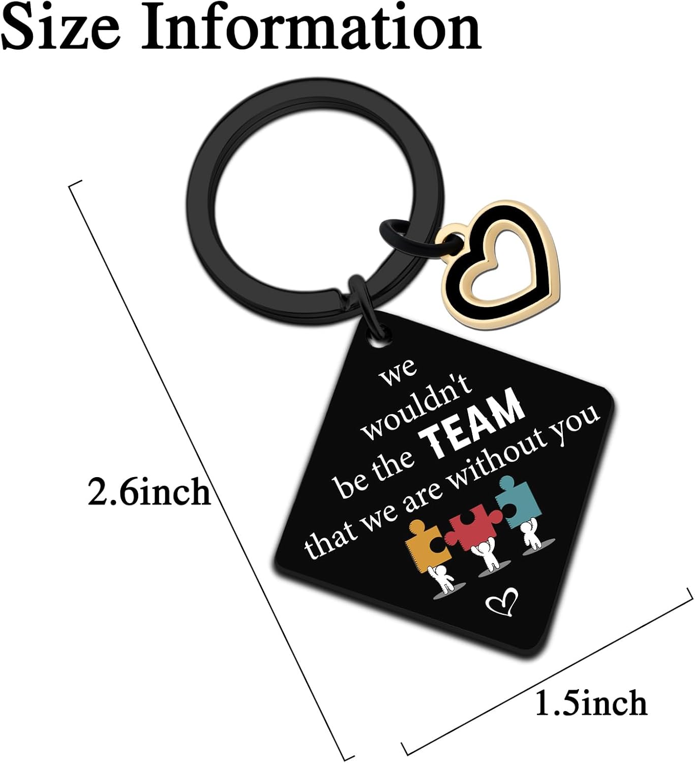 Office Valentines Gifts Boss Lady Gifts for Women Men Employee Appreciation Team Gift Keychain Best Bosses Gift for Manager Supervisor Mentor Team Leader Boss's Day Christmas Retirement - Image 3