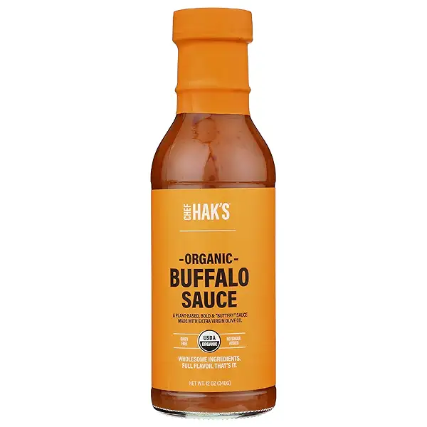 Haks Organic Hot Buffalo Sauce, 12 FZ 1