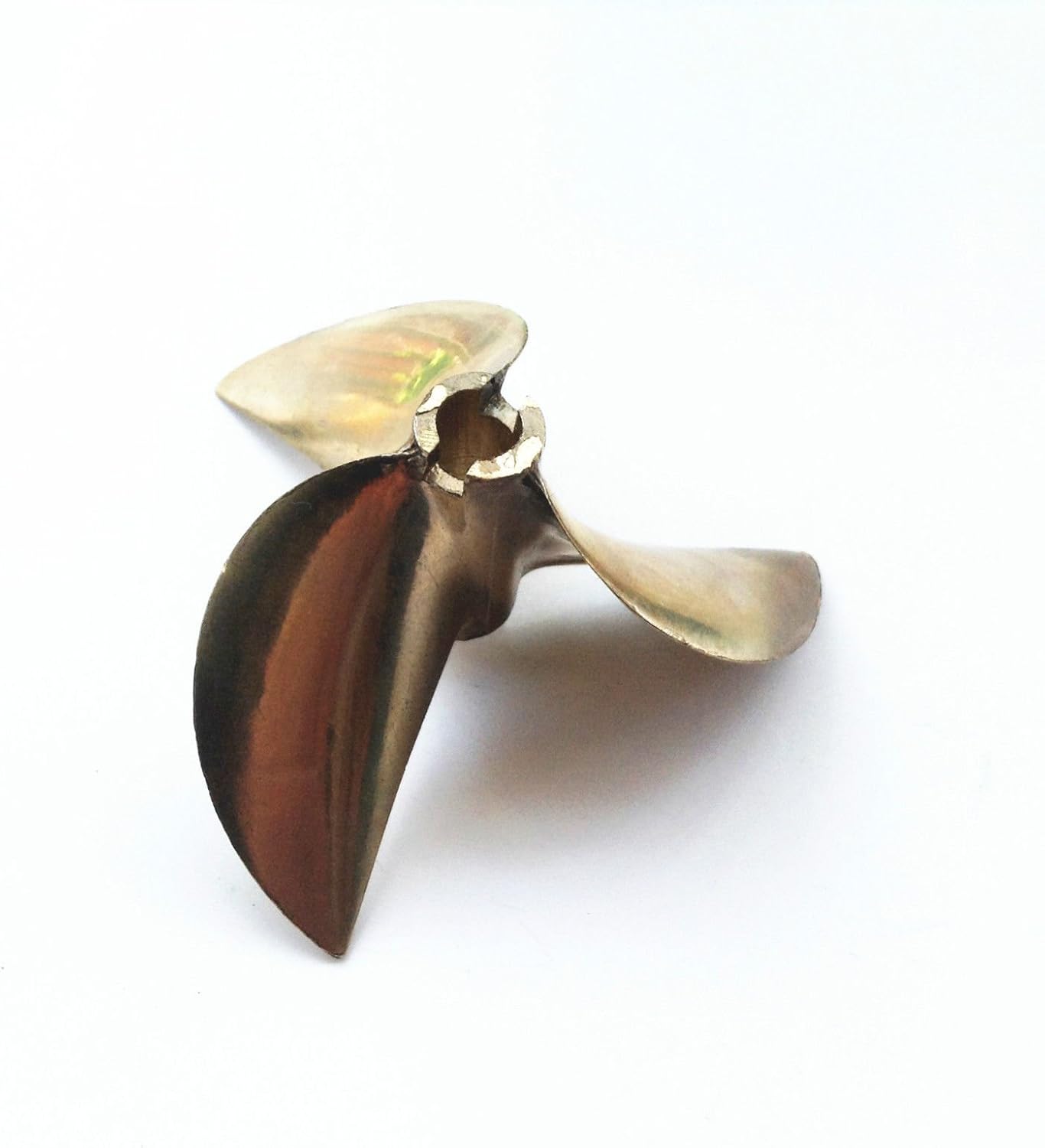 Propeller 26cc Brass Prop 1/4" Shaft 6717 3 Blade 67mm Diameter RC Boat RC#832