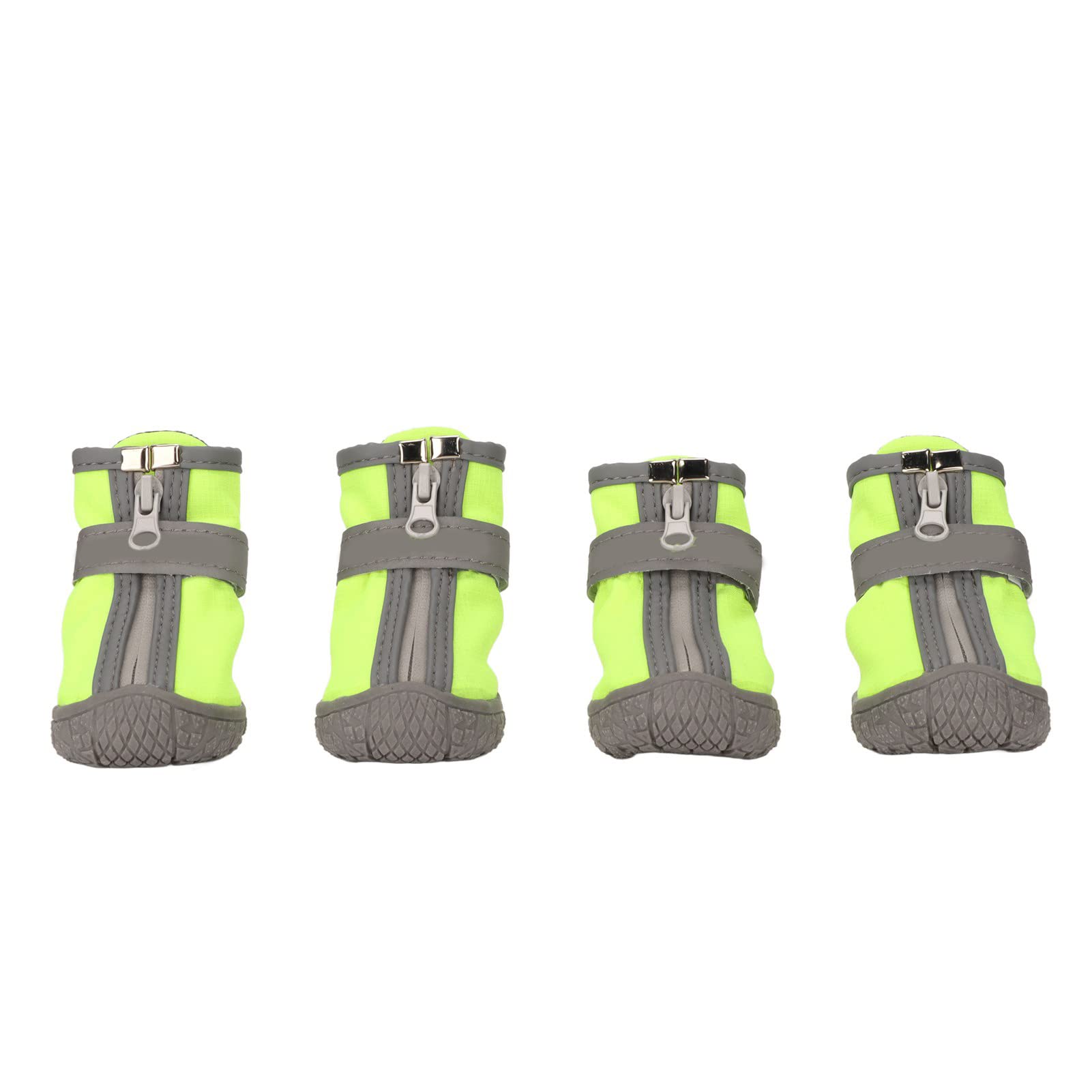 Chaussures chien vert pour randonnées et balades hivernales en toute liberté