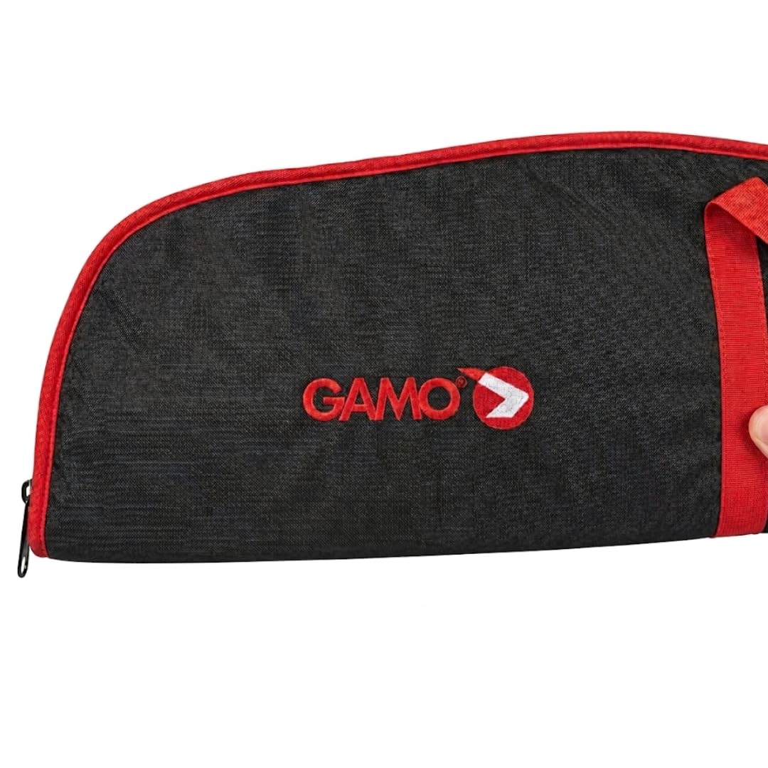 FUNDA PARA CARABINA CON VISOR 120 cm ROJA