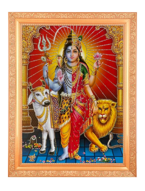 Photo Ardhanarishvara Zari le cadeau religieux idéal pour célébrer la foi