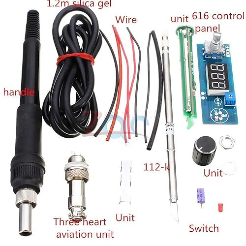 Miniatura 2 de Kits de controlador de temperatura de estación de soldador digital para mango HAKKO T12