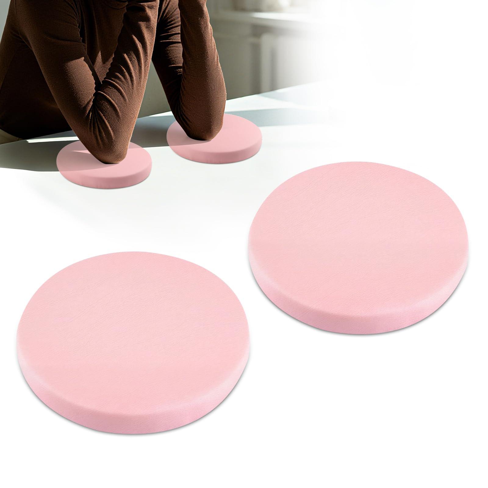 TOROKOM poggomito per le unghie Tech, poggomito per le unghie Tech, morbido poggomito-unghie braccio antiscivolo comodo imbottitura base, gomito rotondo per la manicure salone/casa (rosa)