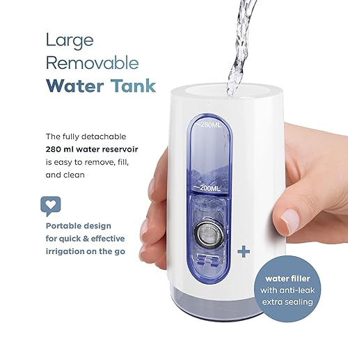 Miniatura 5 de SinuPulse Traveler con 30 paquetes Sinuair – Sistema de enjuague nasal pulsante inalámbrico de riego nasal, limpiador de ahorro de espacio y máquina