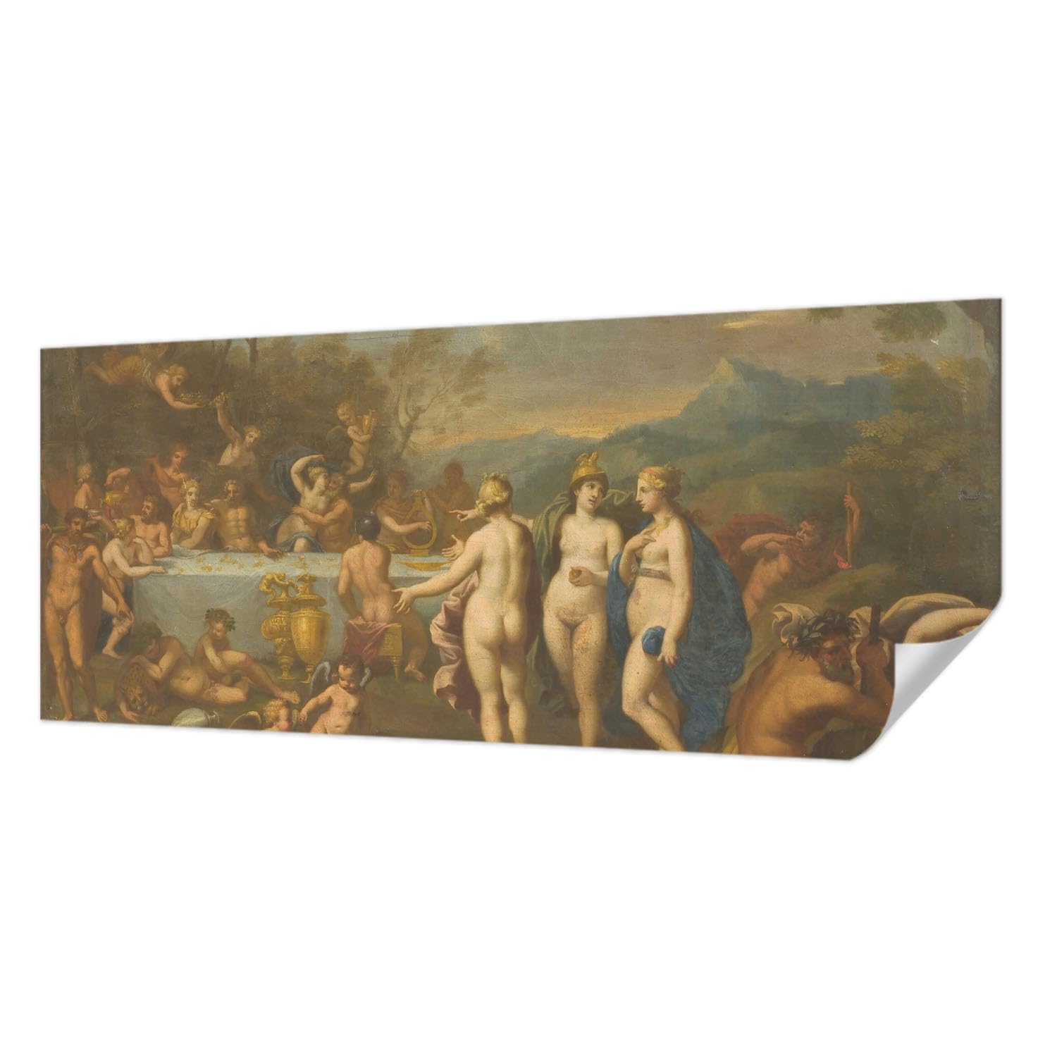 Papier peint autocollant pose facile Tulup panoramique 250x104 cm résistant aux taches